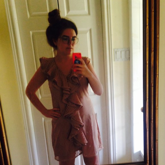 Blush Ruffle Dress - Picture 2 of 3